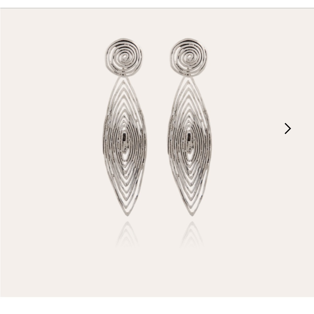 Silver earrings from Gas Bijoux